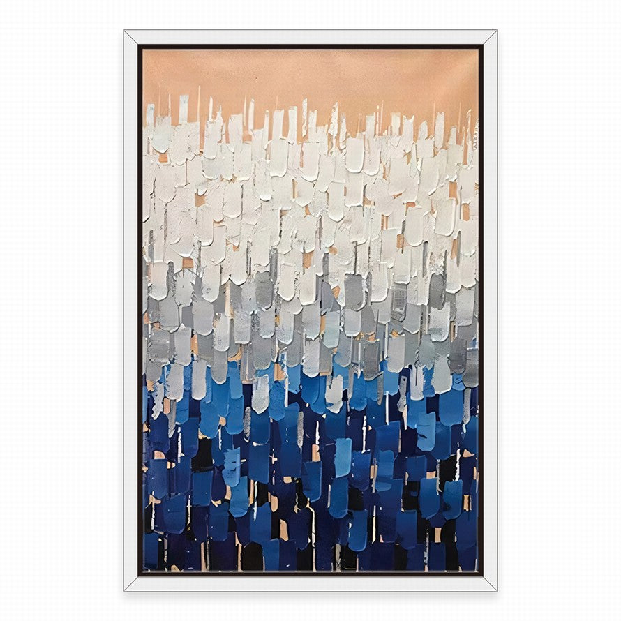 Thorns of Pastel Splash of Colors Abstract Oil Canvas