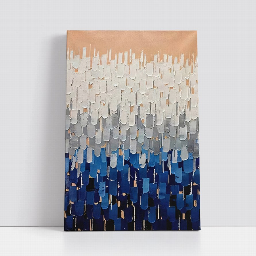 Thorns of Pastel Splash of Colors Abstract Oil Canvas