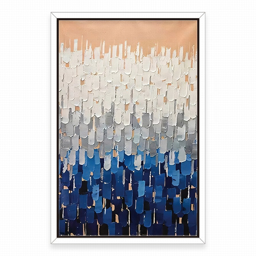 Thorns of Pastel Splash of Colors Abstract Oil Canvas