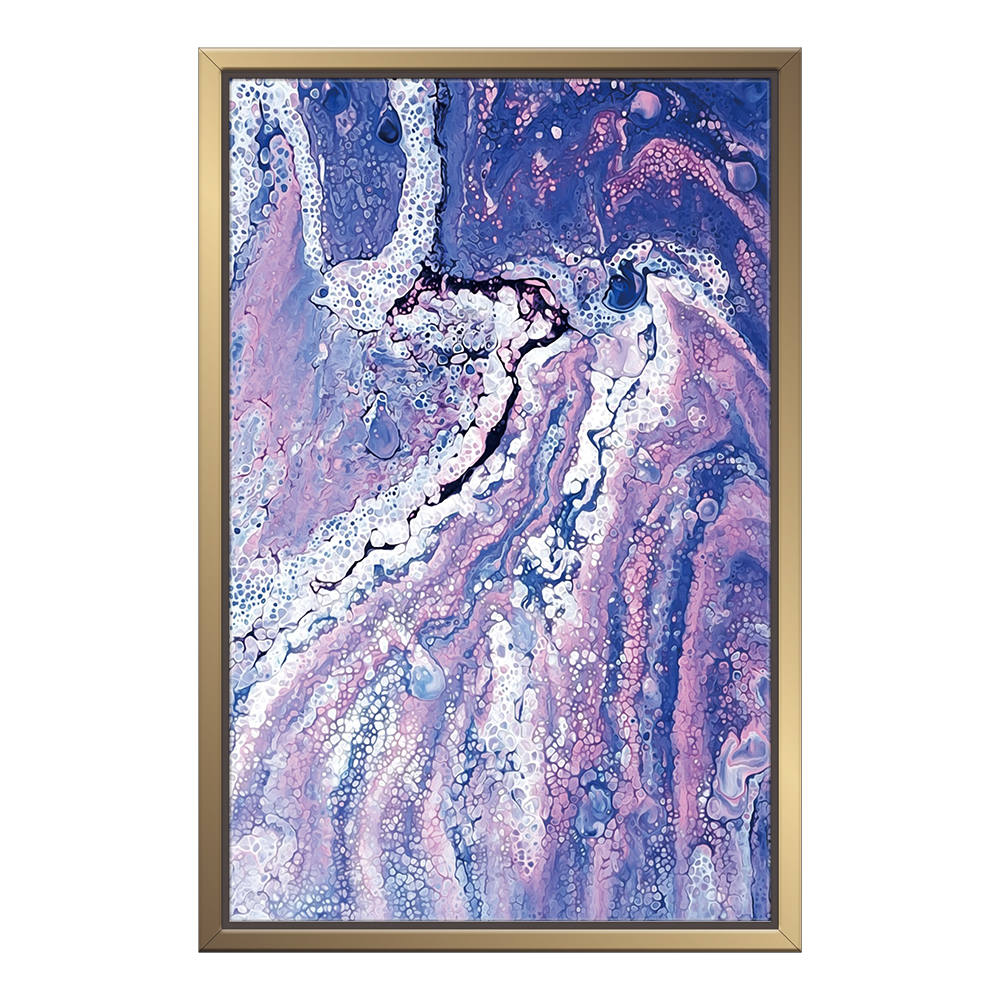 Purple Hues Acrylic Painting