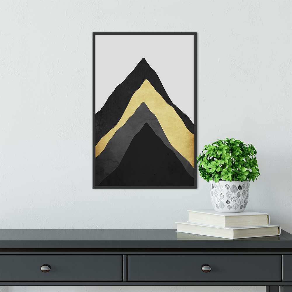 Mountain Shadows Abstract New Chinese Prints